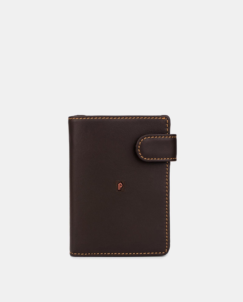 Imagem 0 de Carteira Vertical com Fecho Metálico Exterior
