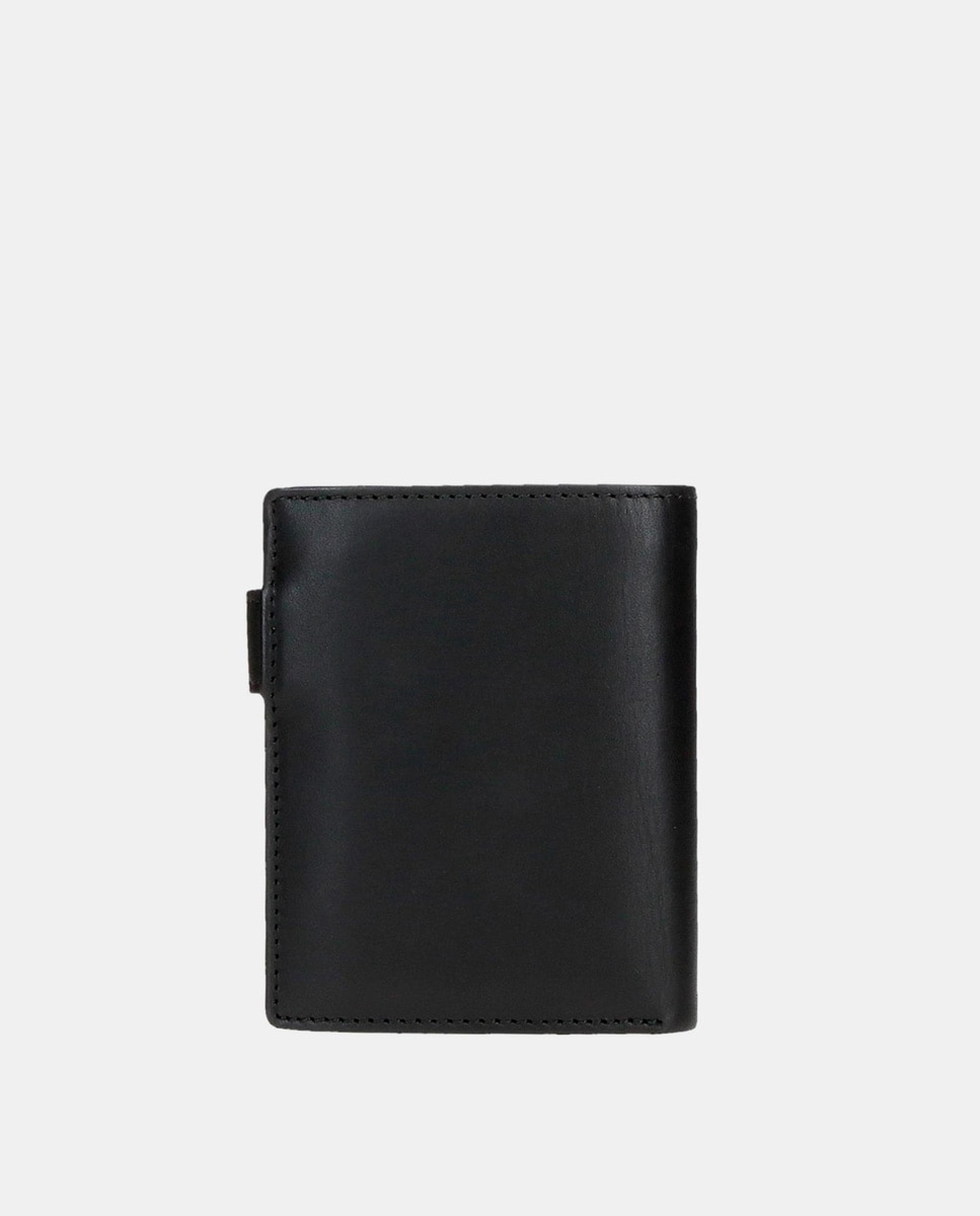 Carteira Vertical com Fecho de Clique Denver - Preto Preto-2
