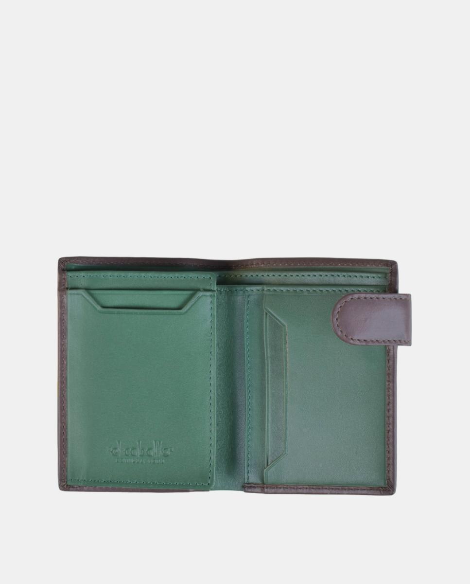 Carteira com Lingueta. Castanho-2