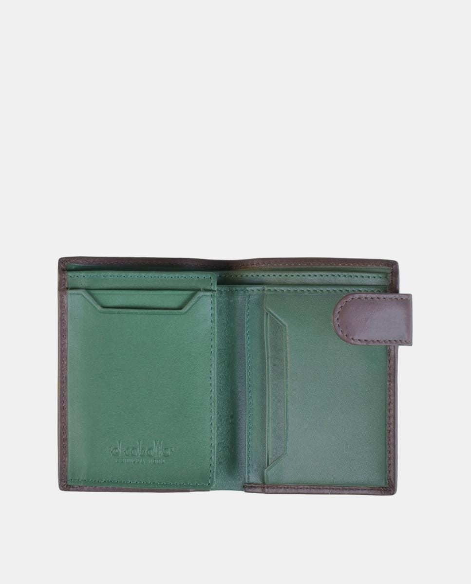 Carteira com Lingueta. Castanho-2