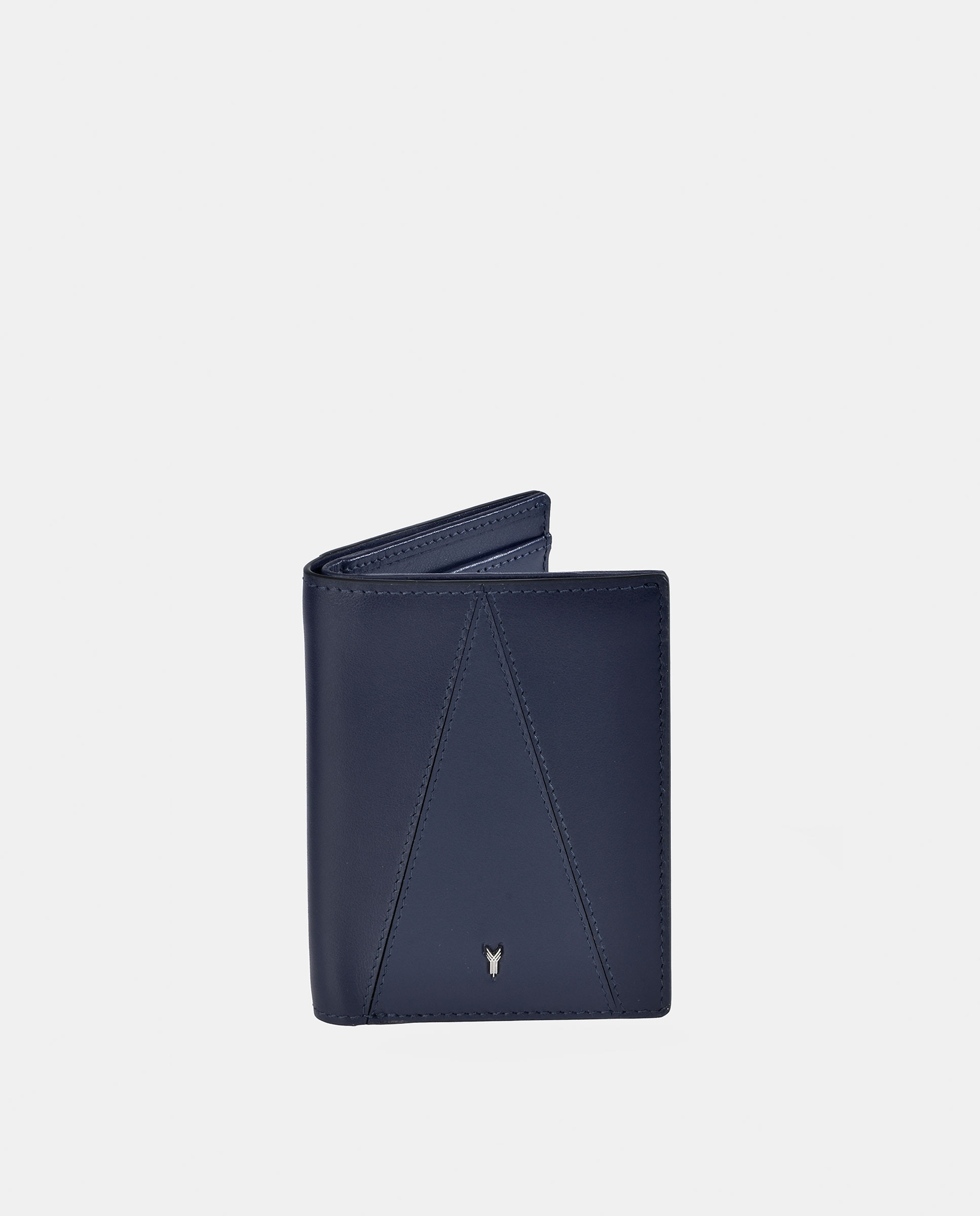 Imagem 0 de Carteira em Pele com Bolso Exterior - Preto
