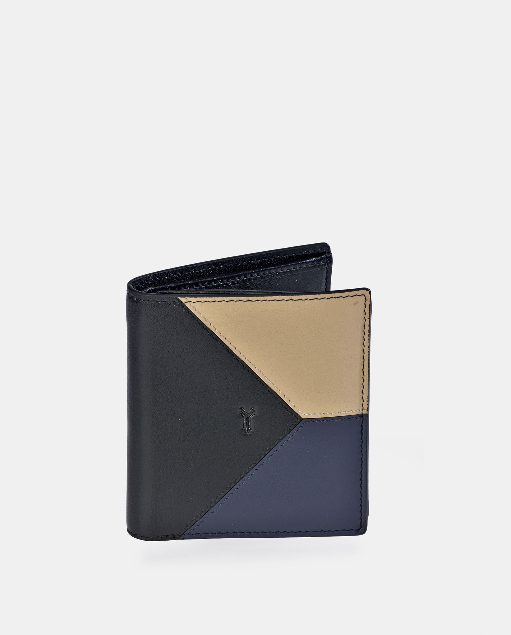 Imagem 0 de Carteira em Pele Combinada - Preto