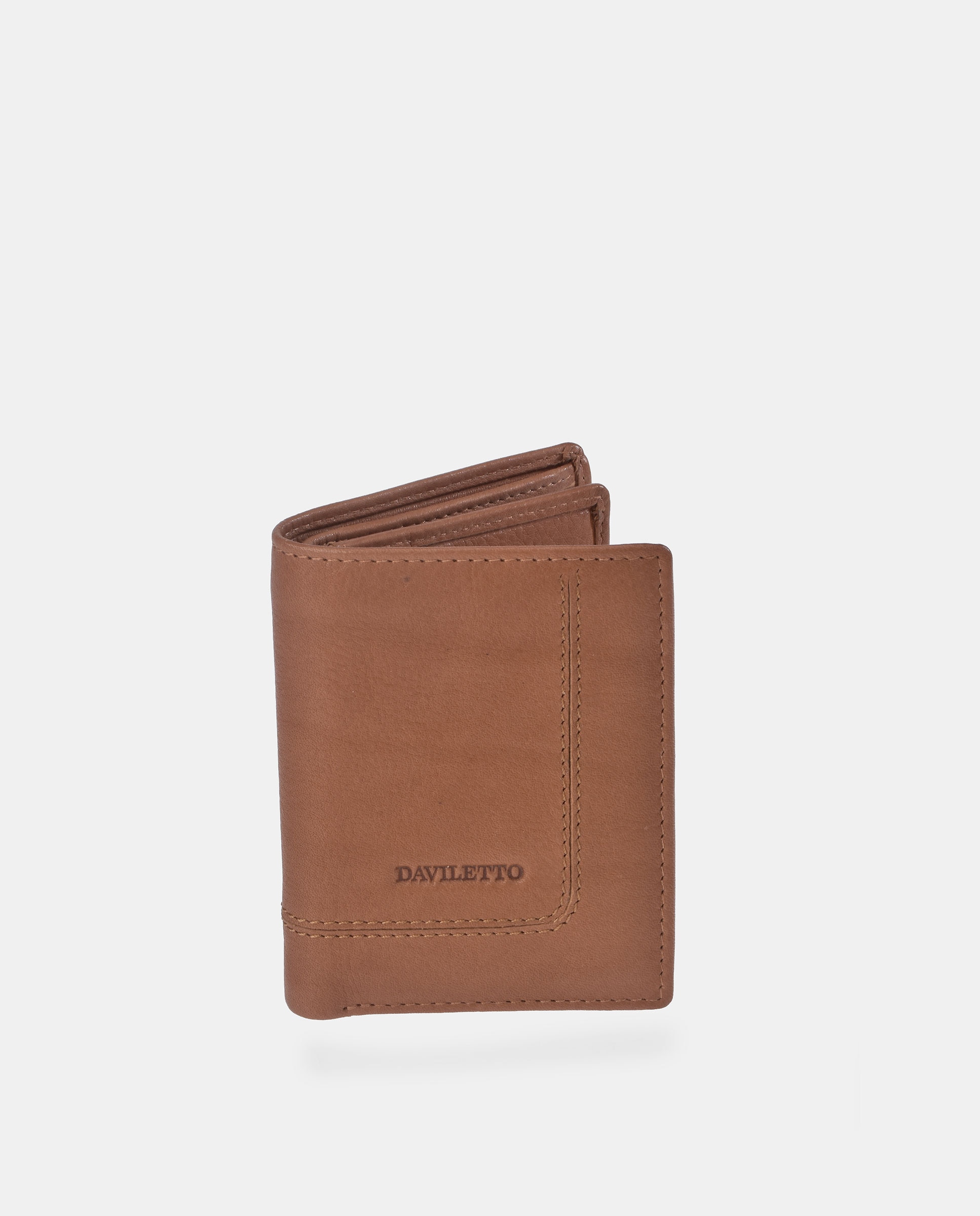 Imagem 0 de Carteira Vertical Compacta em Pele