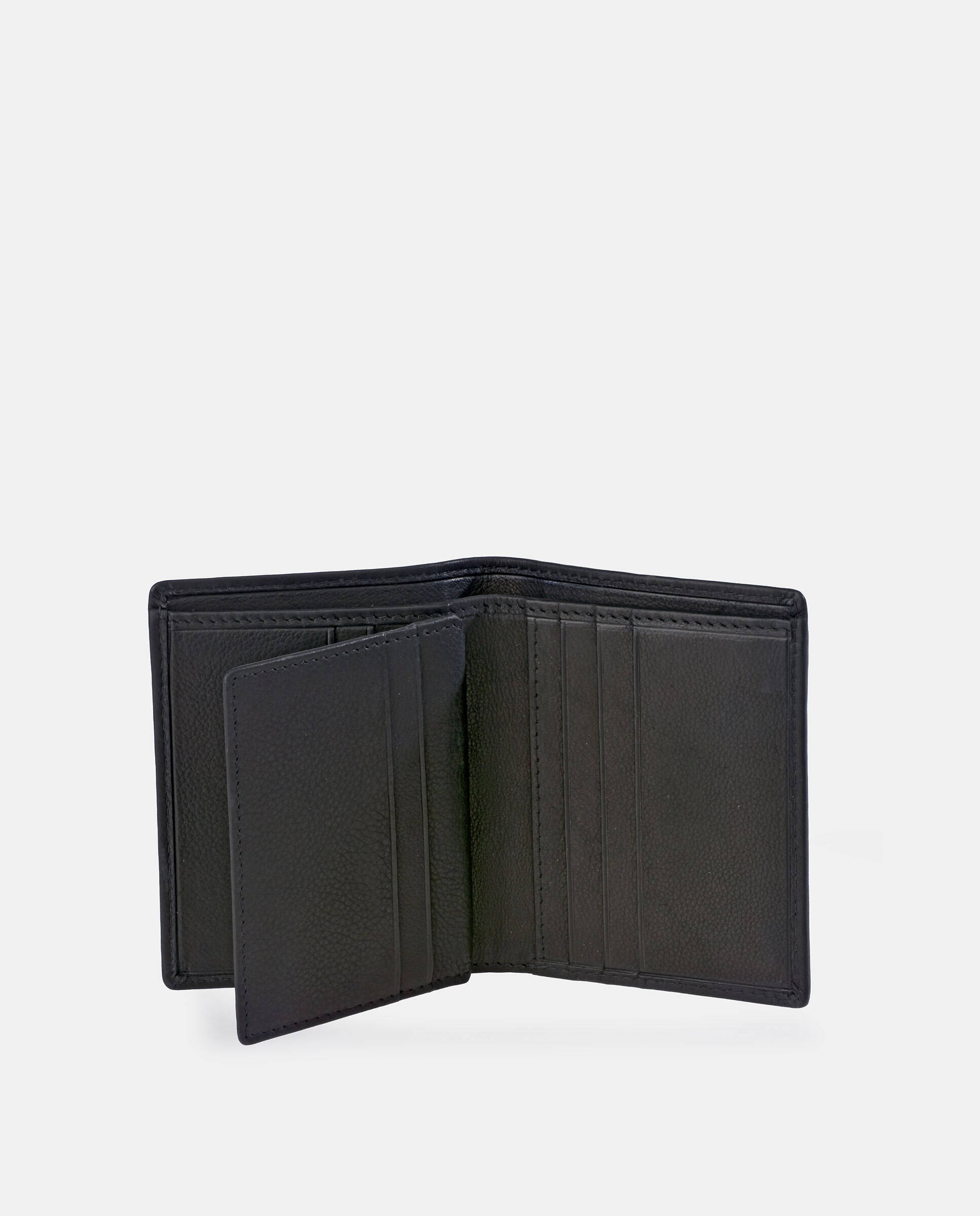 Cartera vertical hombre Pierre Cardin en piel - Negro Negro-2