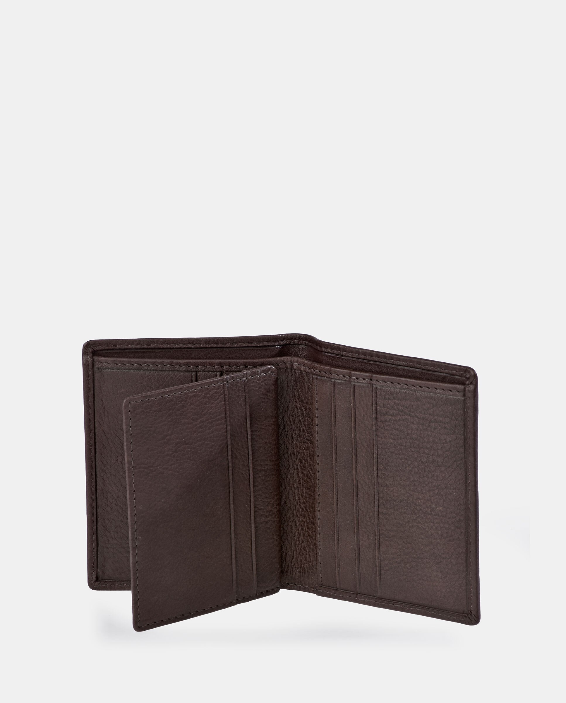 Cartera vertical hombre Pierre Cardin en piel - Marrón Marrón-3