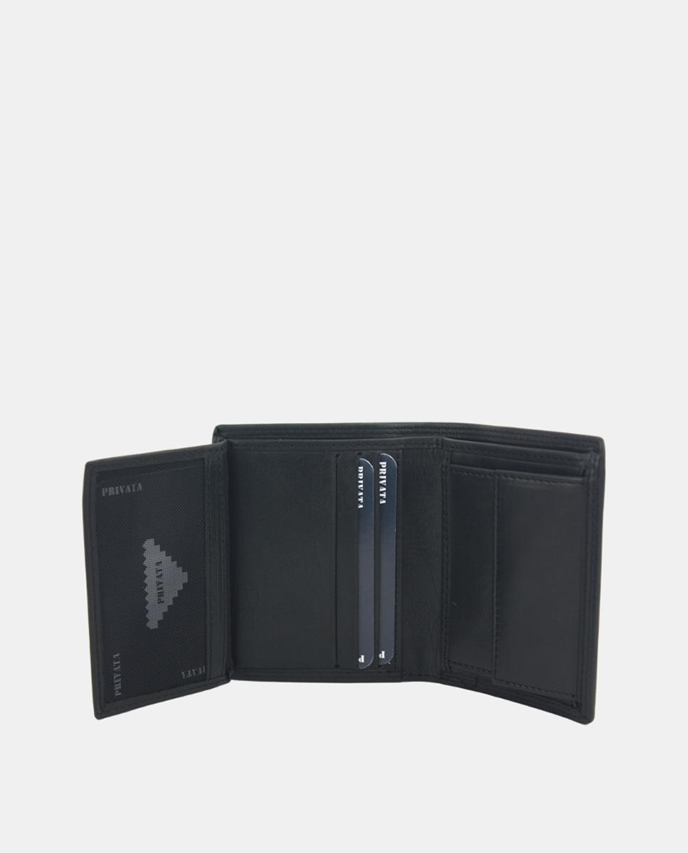 Imagen 3 de Billetero piel vacuno - Privata - Negro Negro