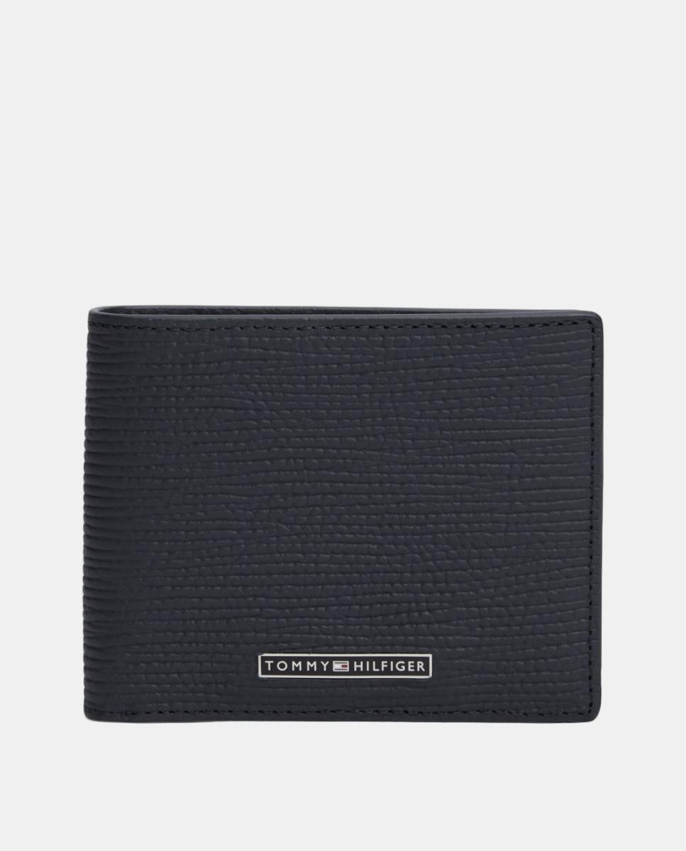 Cartera de piel de hombre - Tommy Hilfiger - Azul marino Azul marino-1