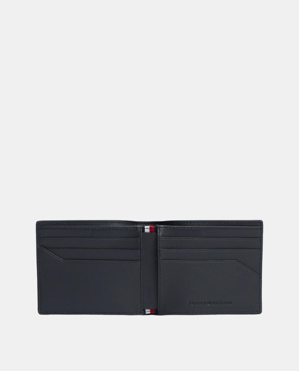 Cartera de piel de hombre - Tommy Hilfiger - Azul marino Azul marino-3