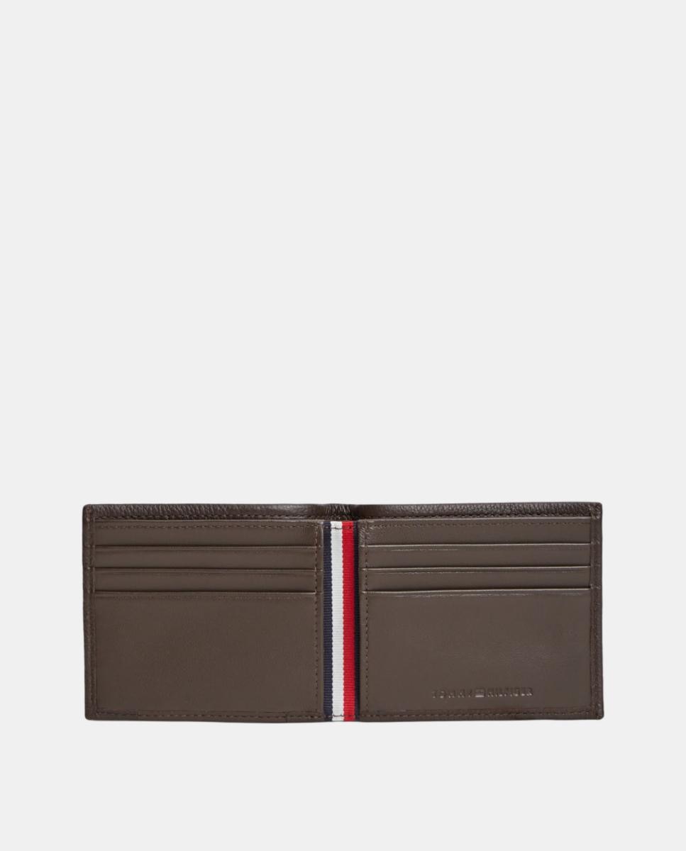 Cartera de piel de hombre - Tommy Hilfiger - Marrón Marrón-2