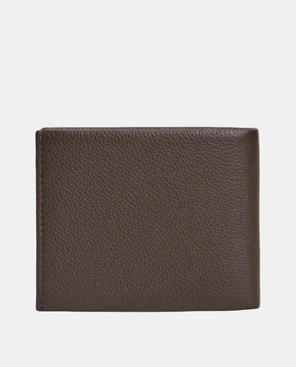 Cartera de piel de hombre - Tommy Hilfiger - Marrón Marrón-3