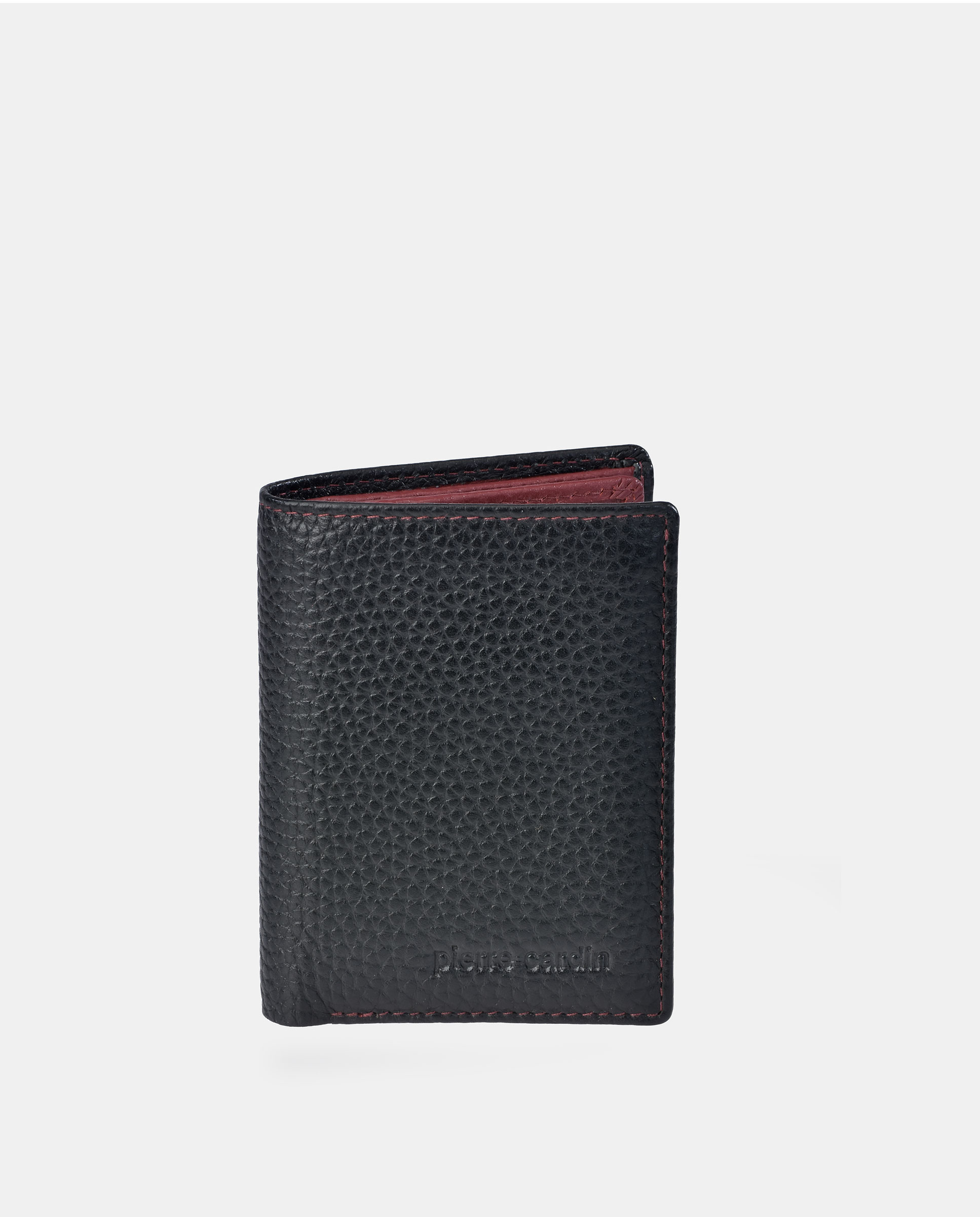 Imagen 0 de Cartera en piel de hombre Negro