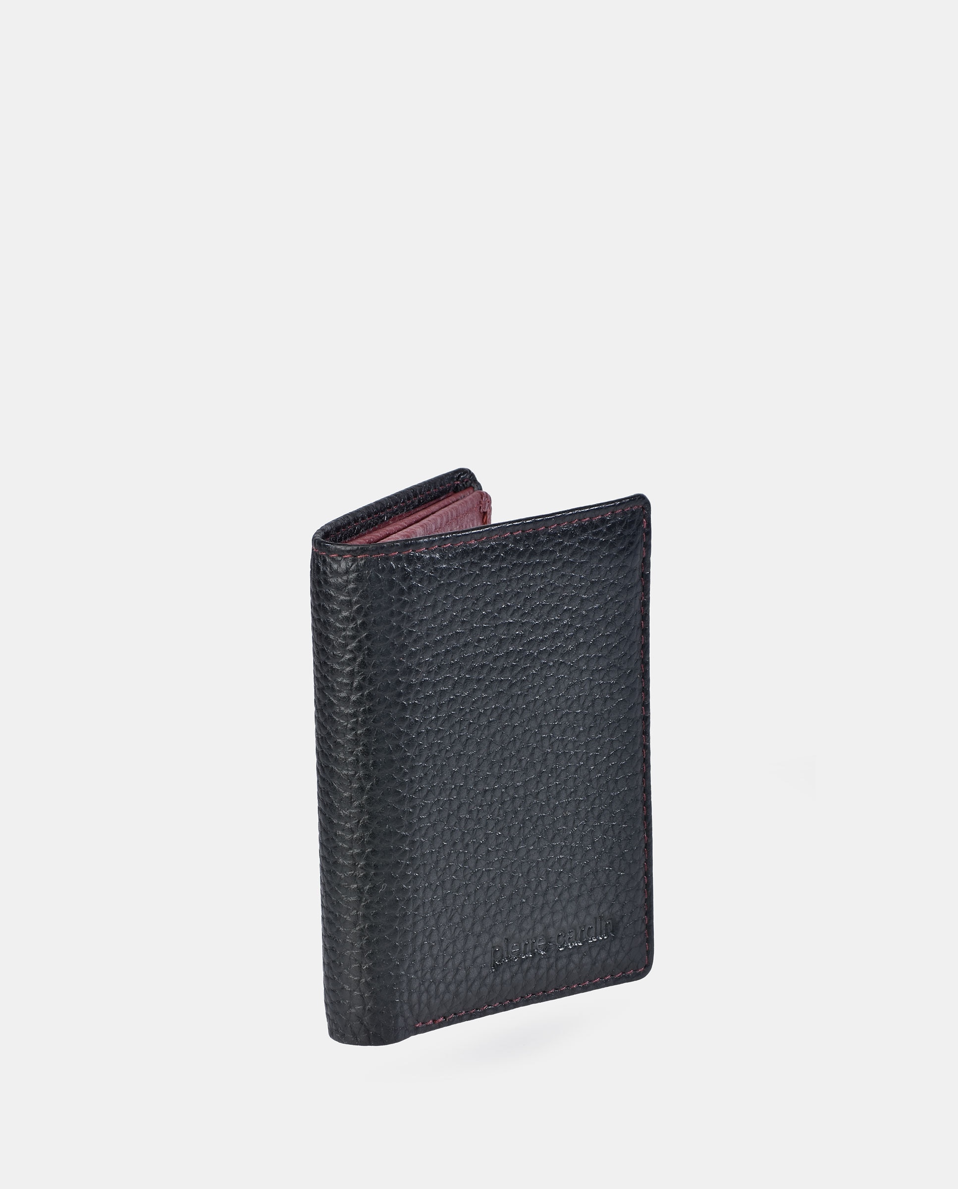Cartera en piel de hombre - Pierre Cardin - Negro Negro-2