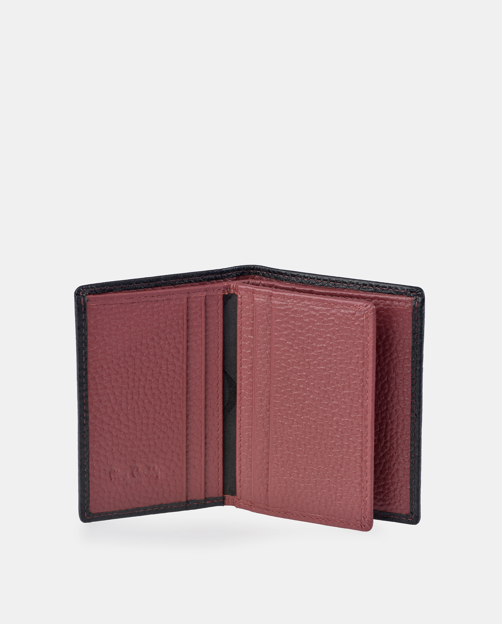 Cartera en piel de hombre - Pierre Cardin - Negro Negro-3