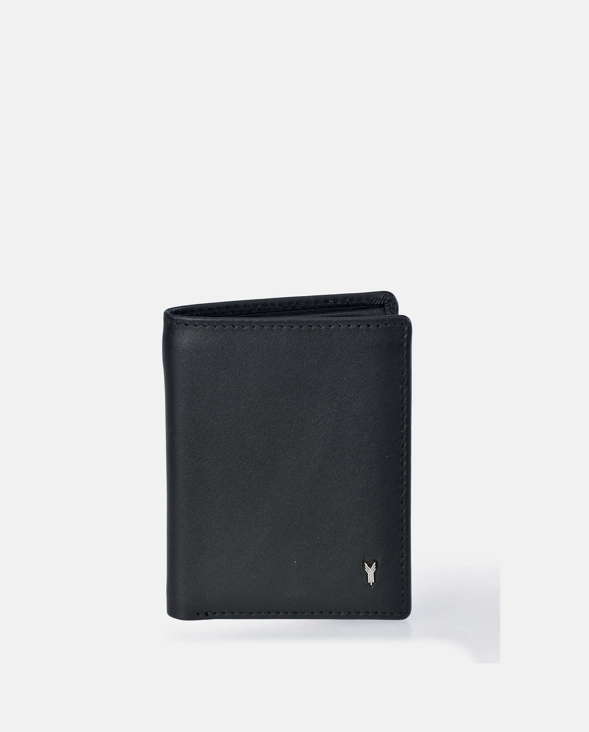 Imagen 0 de Cartera en piel de hombre Negro