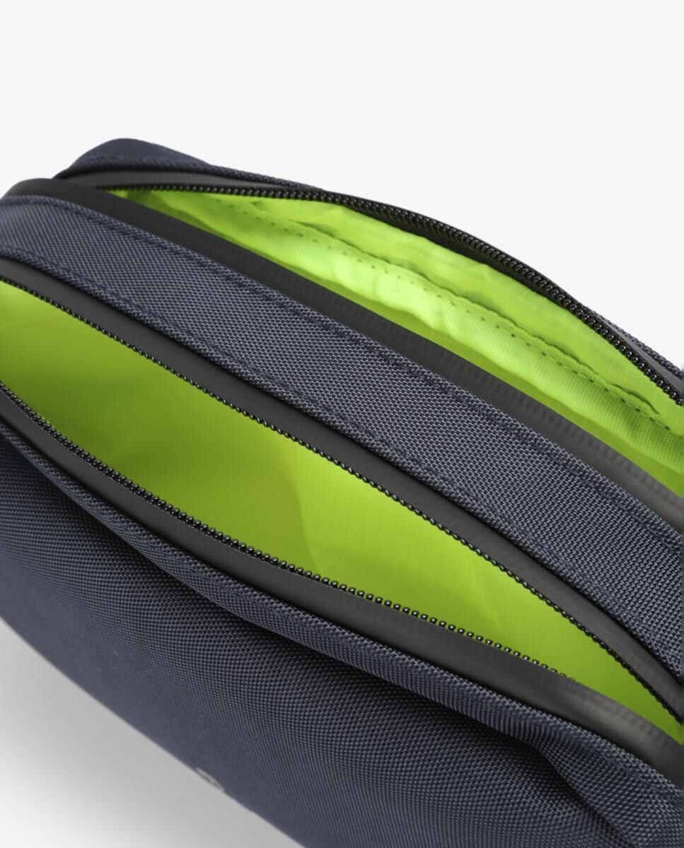 Nécessaire com Fecho de Correr e em Tecido - Azul Azul-6