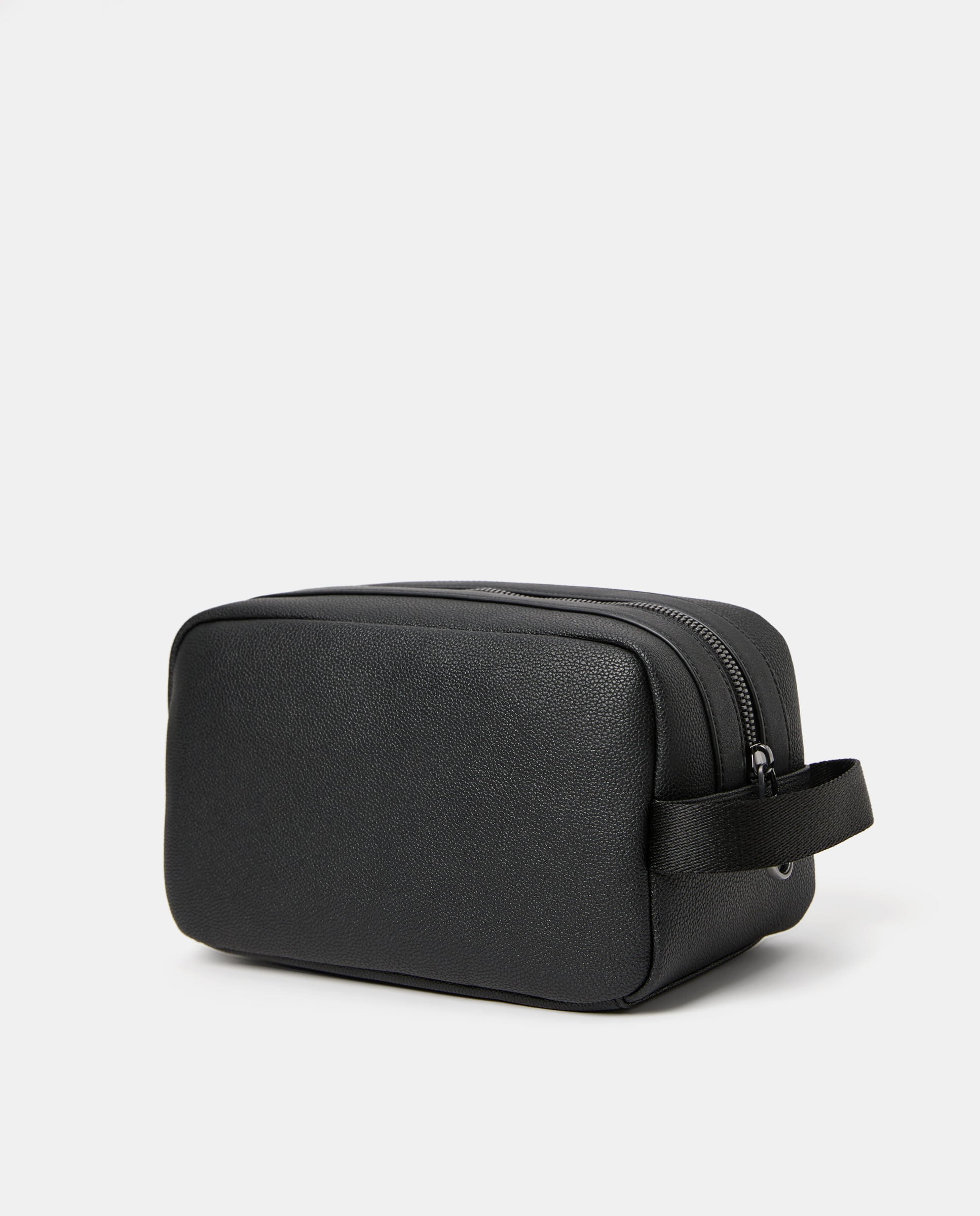 Nécessaire Combinado com Fecho de Correr e Materiais Reciclados - Preto Preto-2