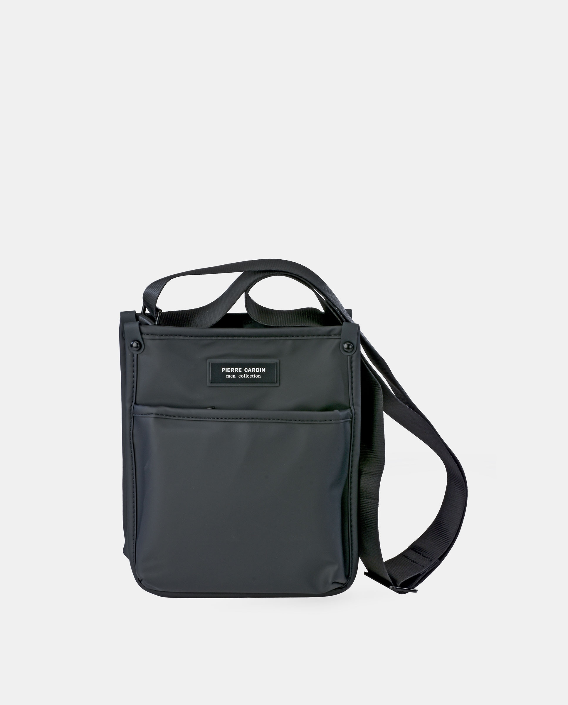 Bolso de cruzar en PU de hombre - Pierre Cardin - Negro Negro-1
