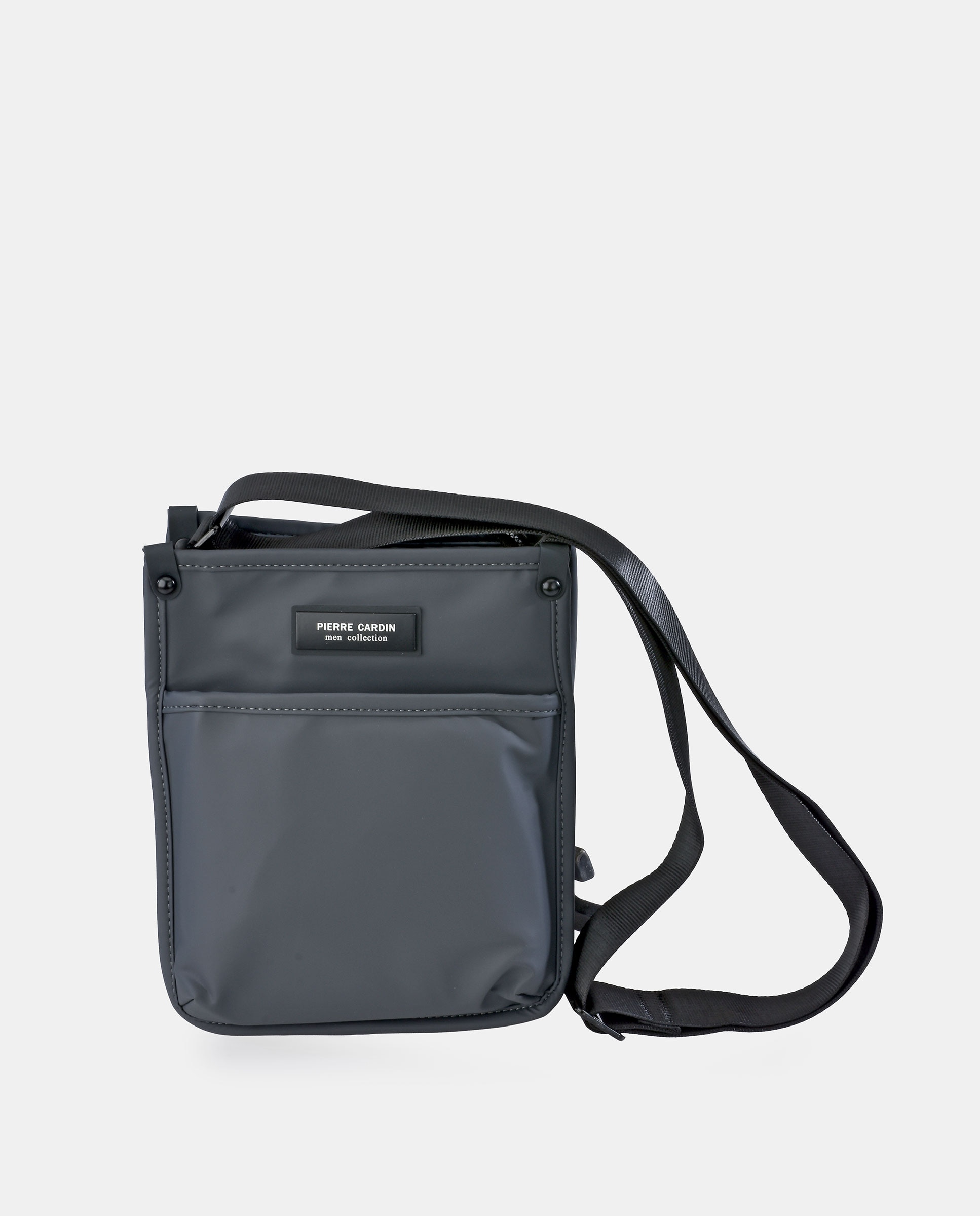 Imagen 0 de Bolso de cruzar en PU de hombre Gris