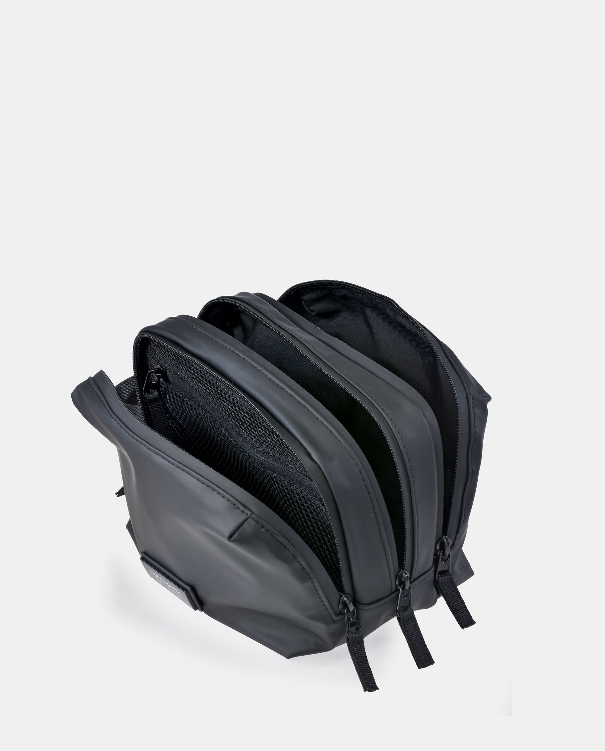 Bolso de cruzar en PU de hombre - Pierre Cardin - Gris Gris-4