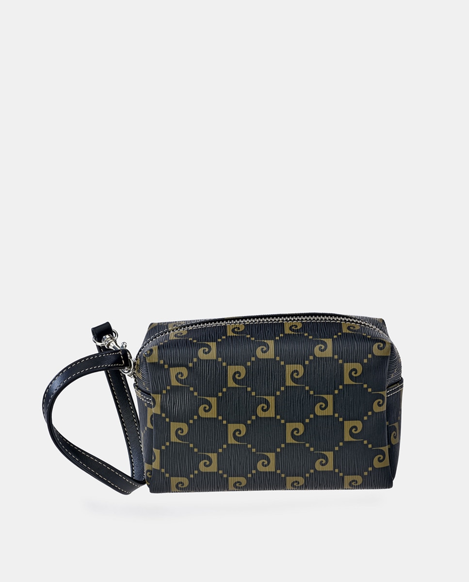 Neceser hombre PIERRE CARDIN con asa de mano en lona sintética color - Negro Negro-1