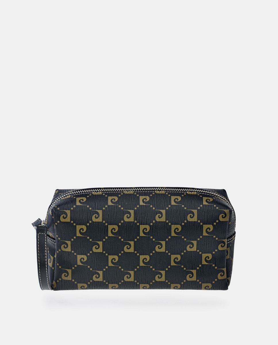 Neceser hombre PIERRE CARDIN con asa de mano en lona sintética color - Negro Negro-1