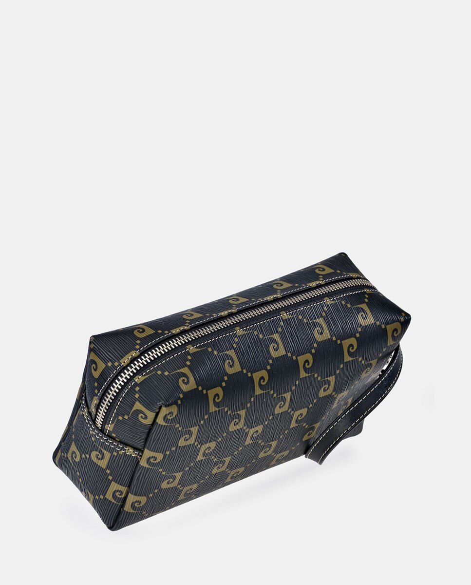 Neceser hombre PIERRE CARDIN con asa de mano en lona sintética color - Negro Negro-3