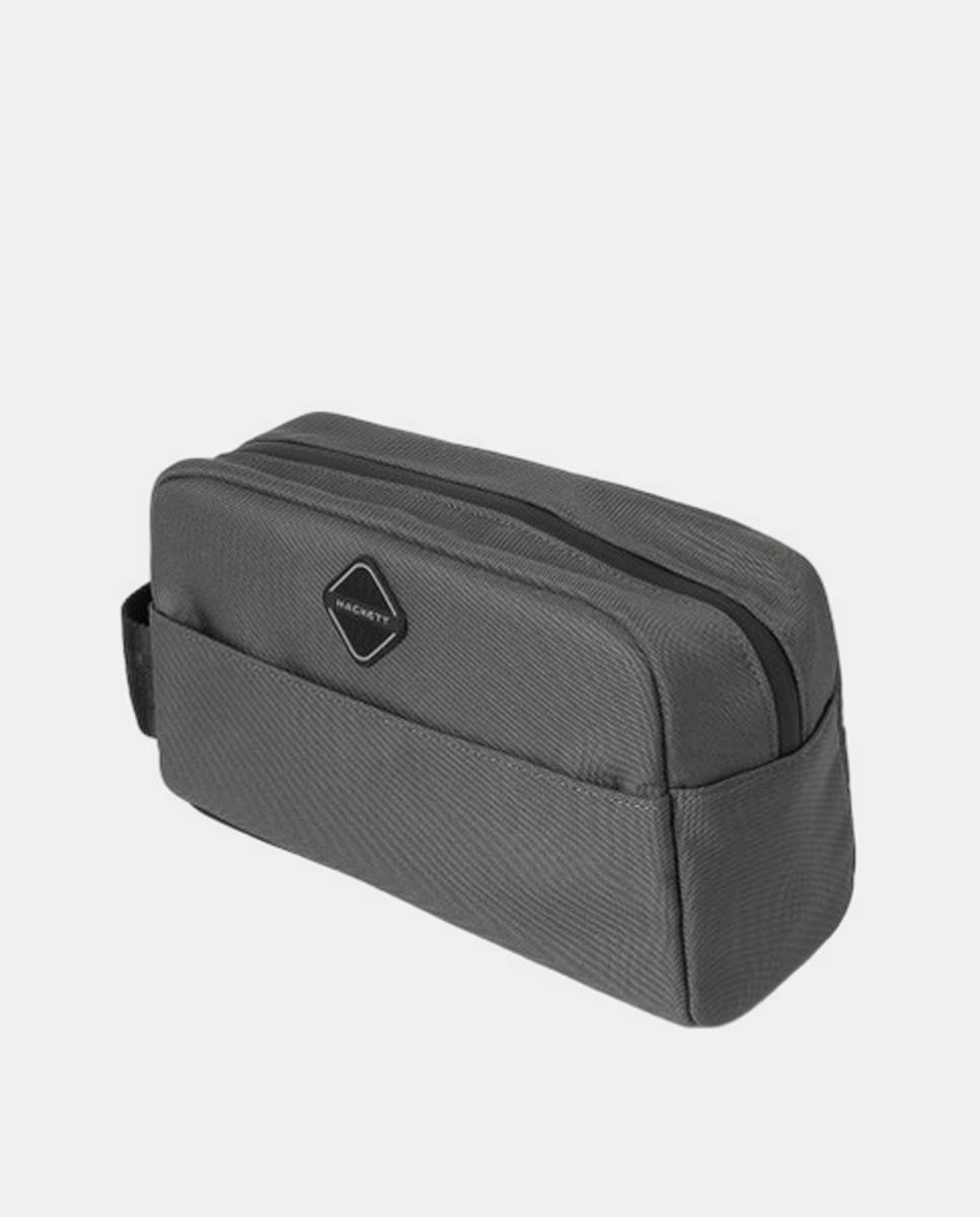 Nécessaire com Logótipo de Diamante e Alça Cinzento-3