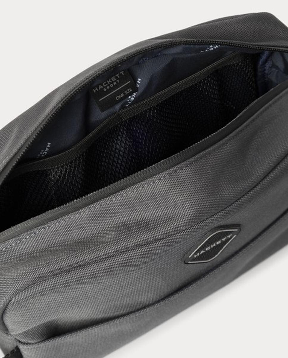 Nécessaire com Logótipo de Diamante e Alça Cinzento-4