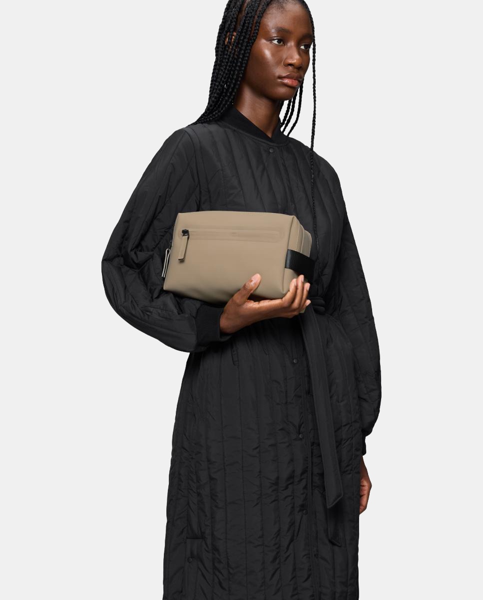 Nécessaire Wash Bag Zip Bege-3