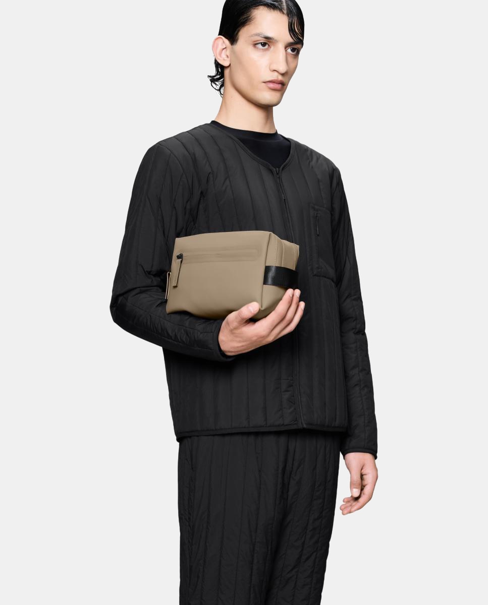 Nécessaire Wash Bag Zip Bege-4