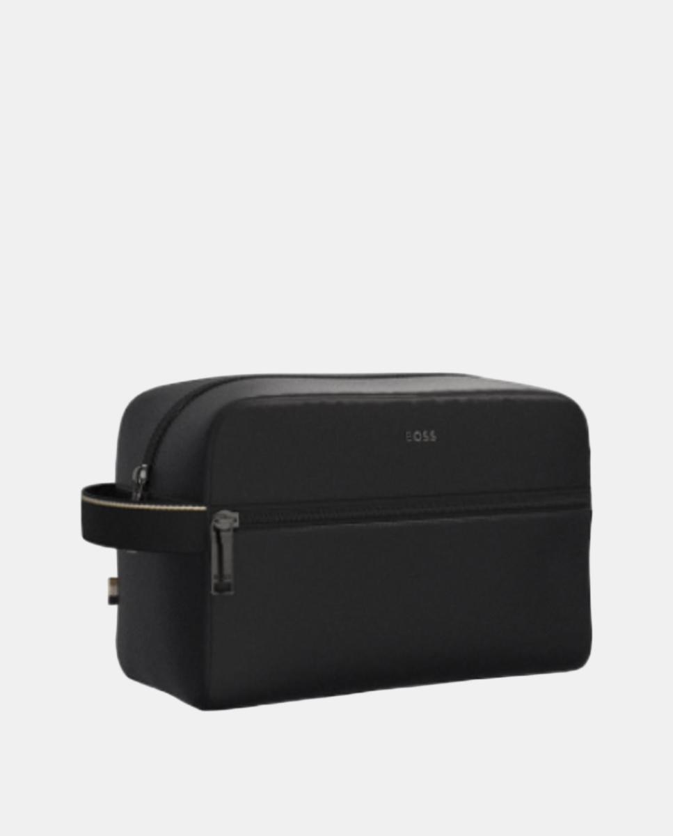 Imagen 0 de Neceser de viaje con bolsillo frontal Negro