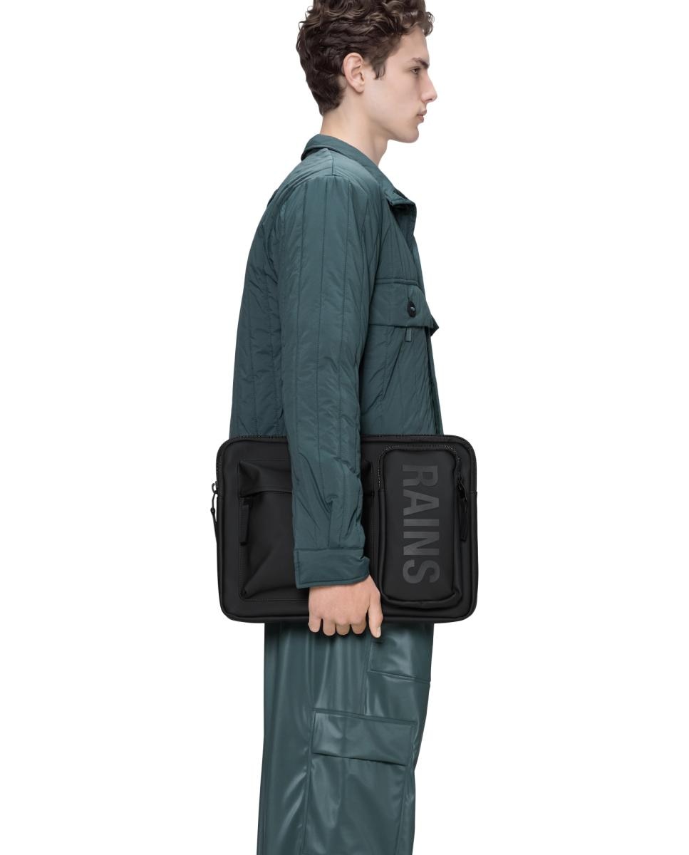 Funda portátil resistente ligera de hombre - Rains - Negro Negro-2