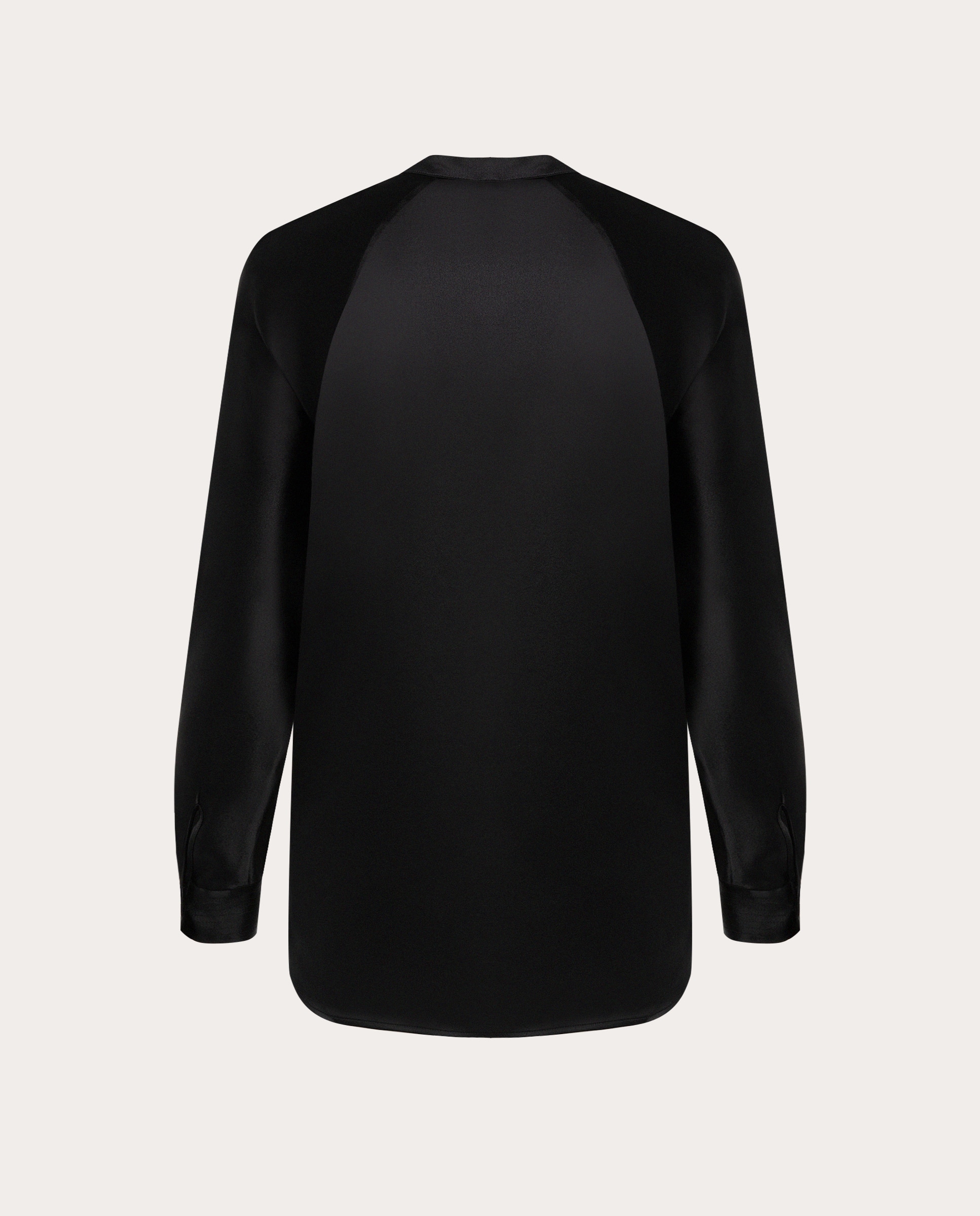 Blusa de Seda Preto-2