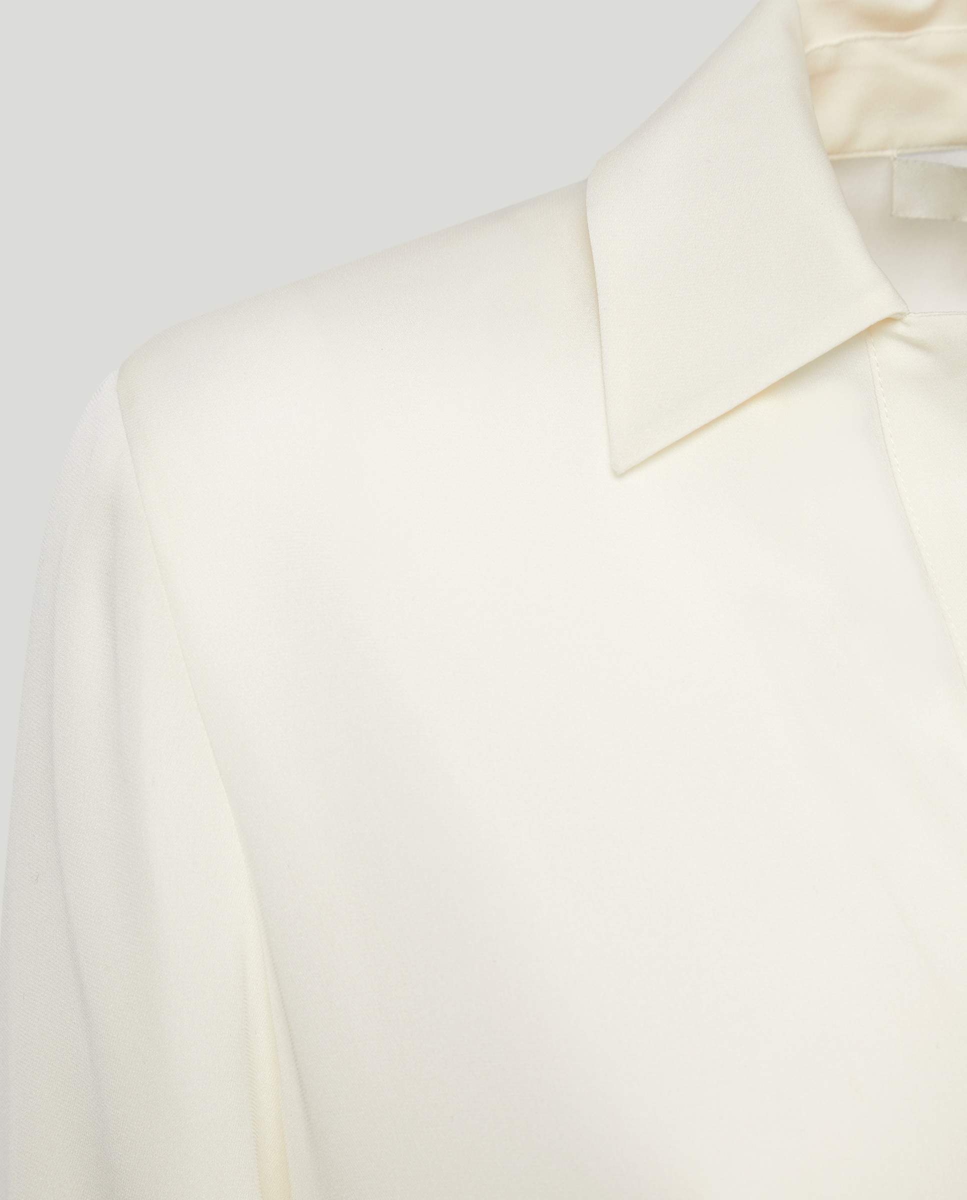 Blusa de Seda Branco-3