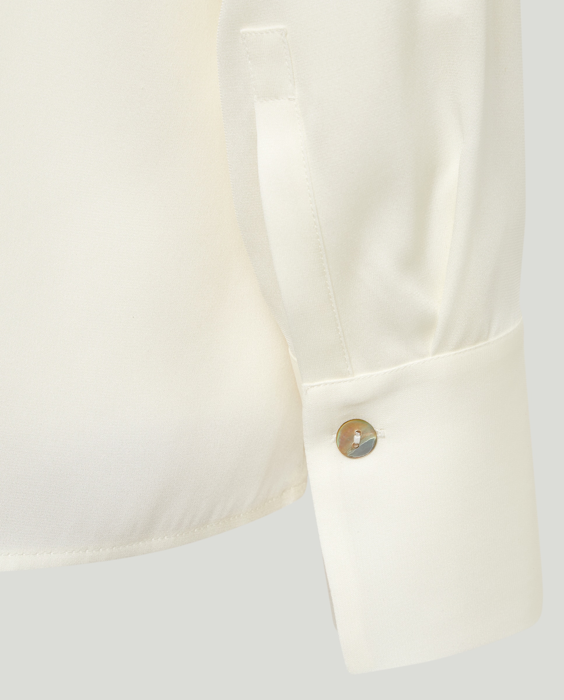 Blusa de Seda Branco-4