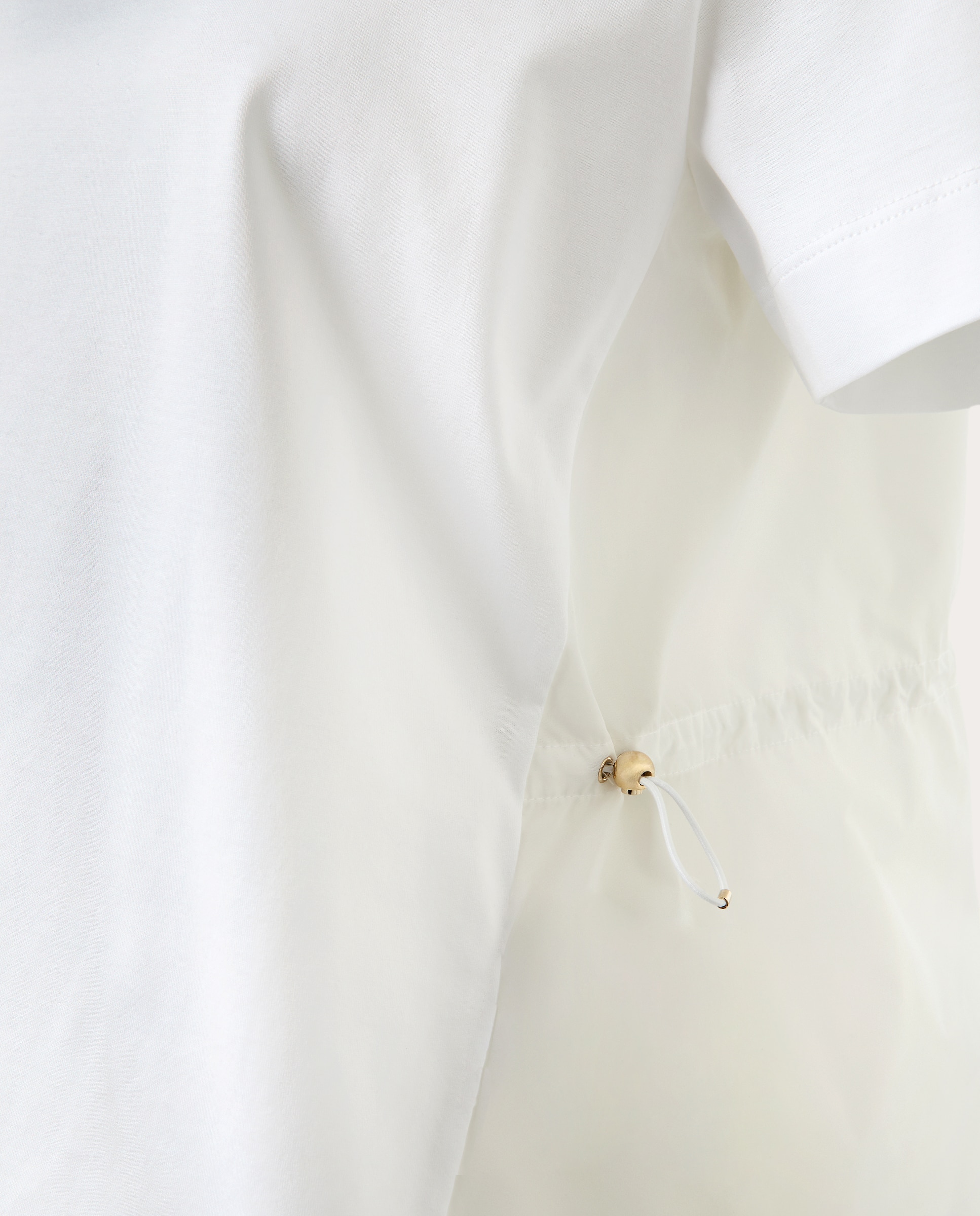 T-shirt de algodão Branco-3