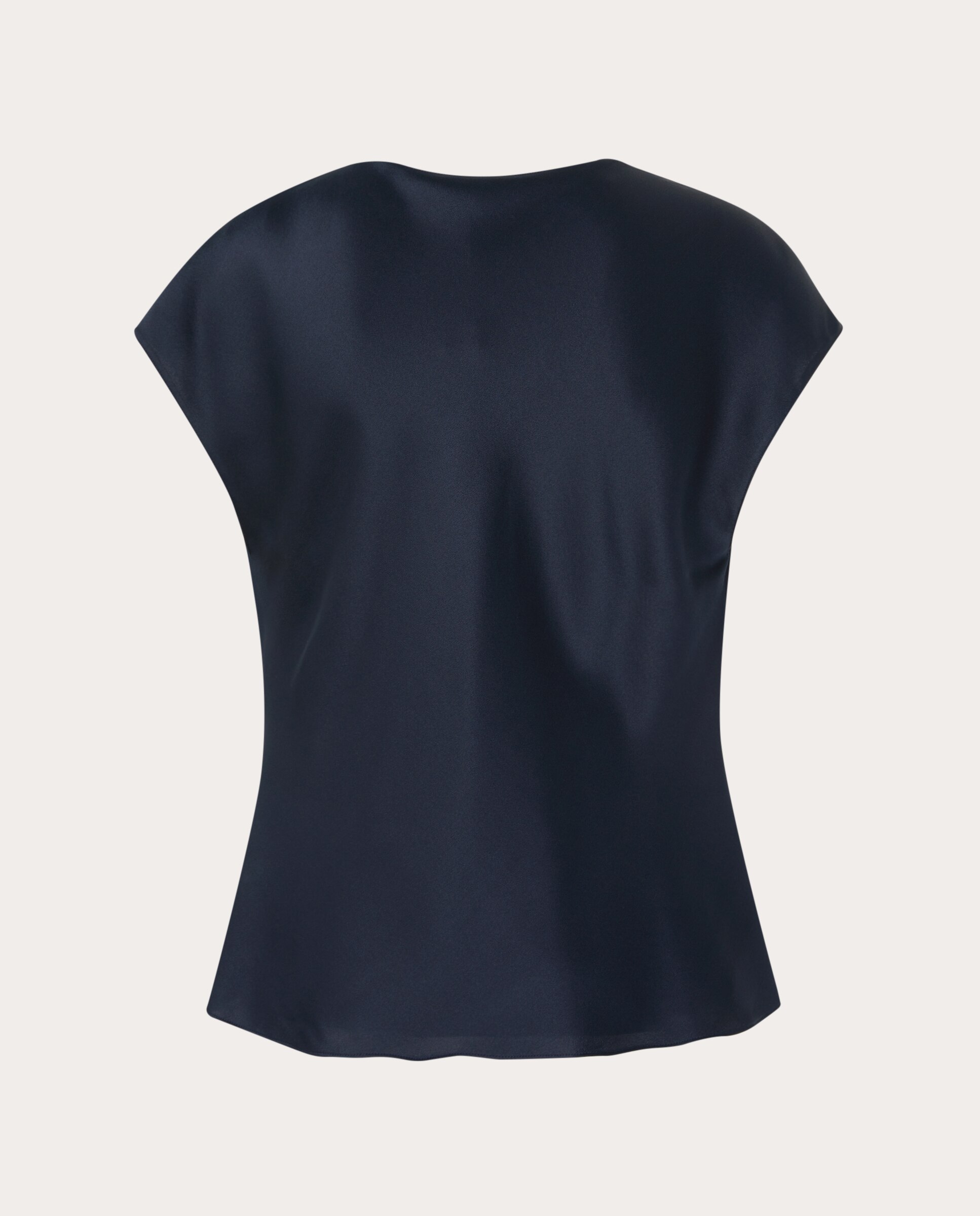 Blusa de Seda Azul-marinho-2