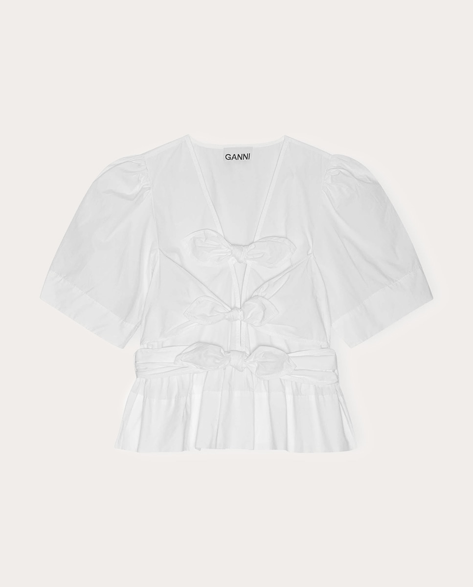 Imagem 0 de Blusa Franzida de Algodão