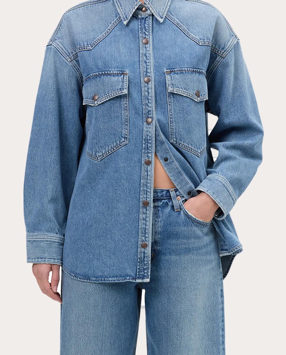 Camisa de Ganga Lotta Azul-3