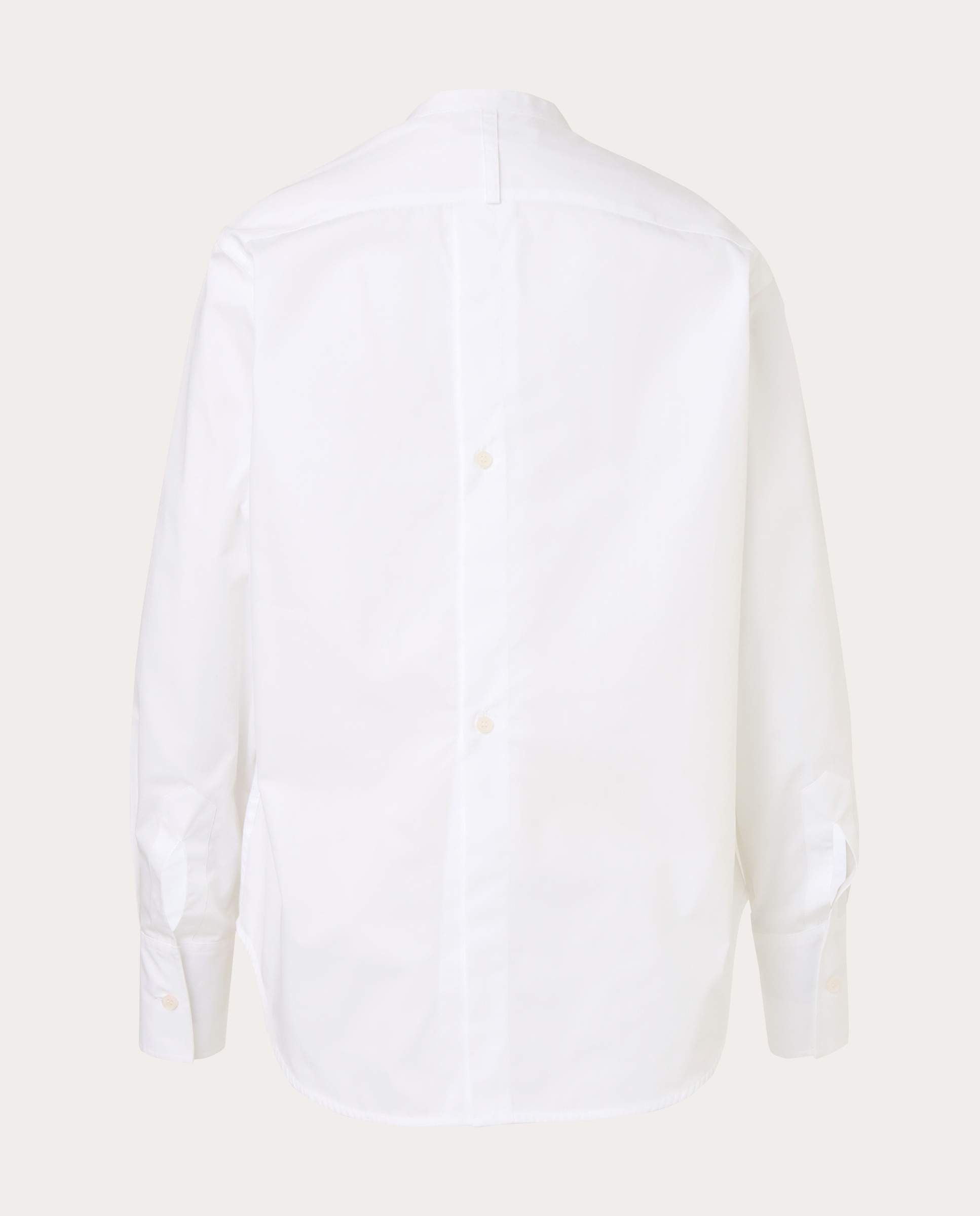 Camisa de algodão Branco-2