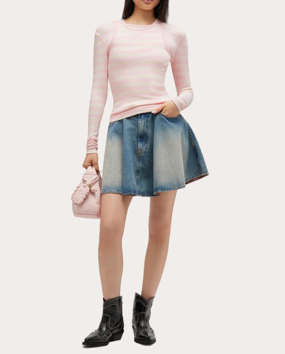 T-shirt de alças Rosa-2