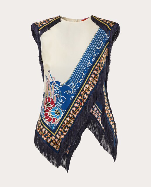 Blusa de seda