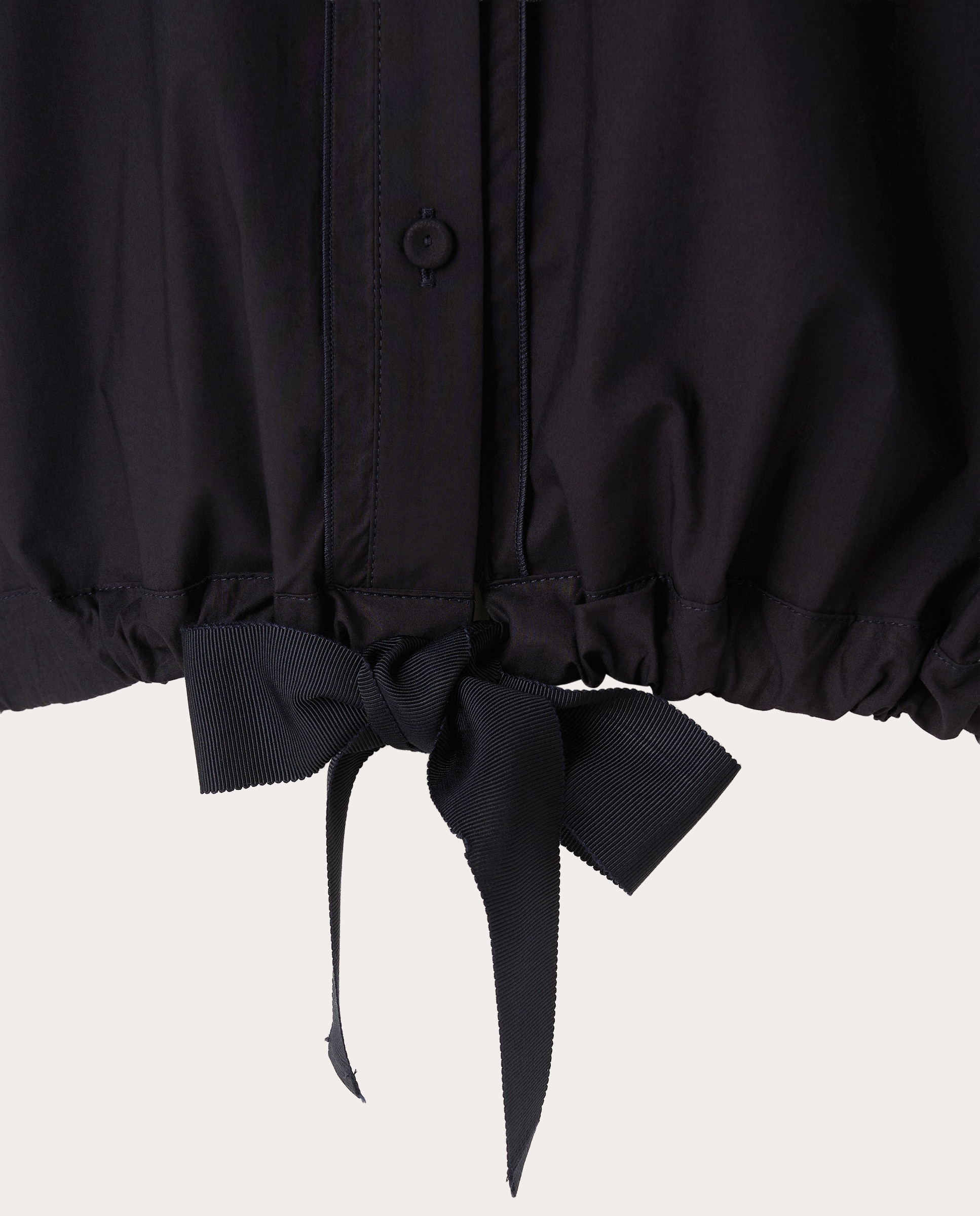 Camisa de algodão Preto-3