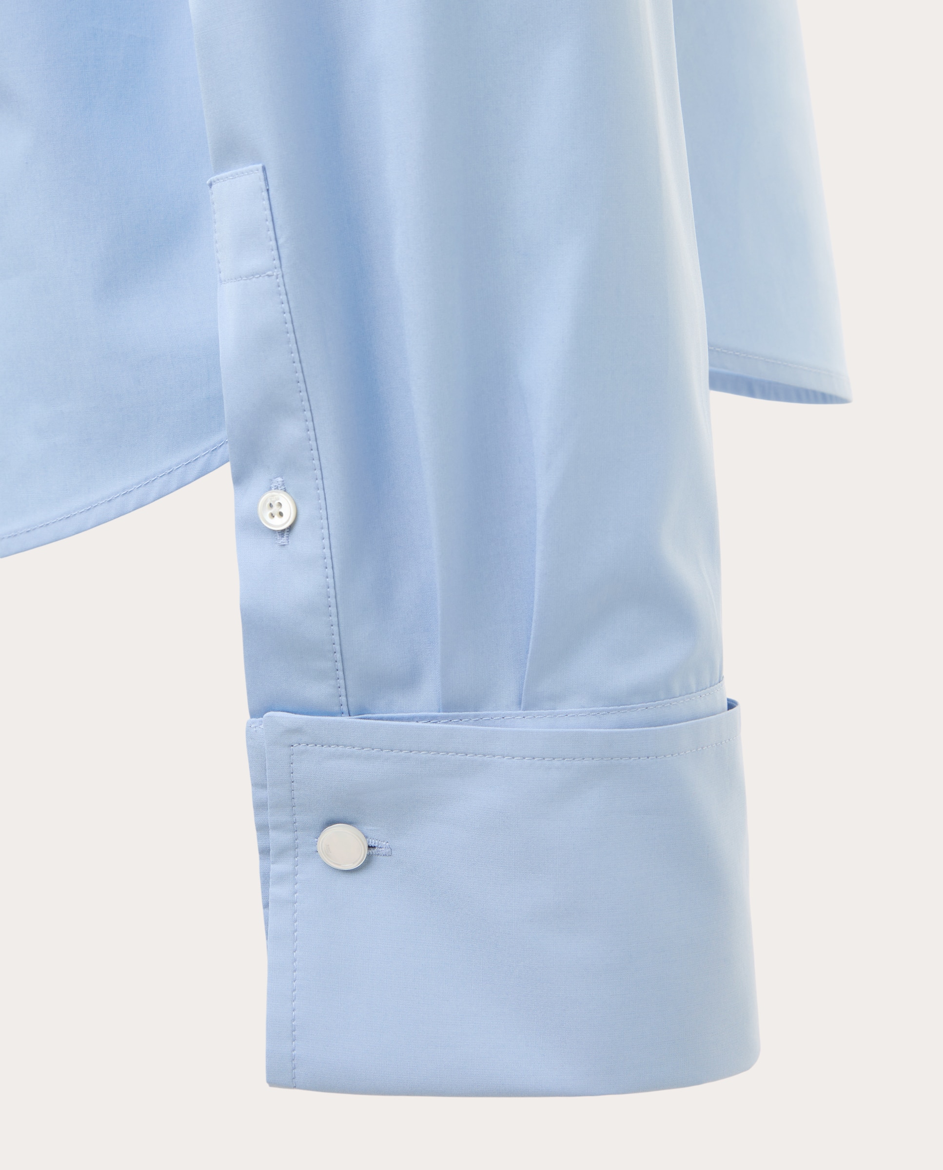 Camisa de algodón - Azul Azul-4