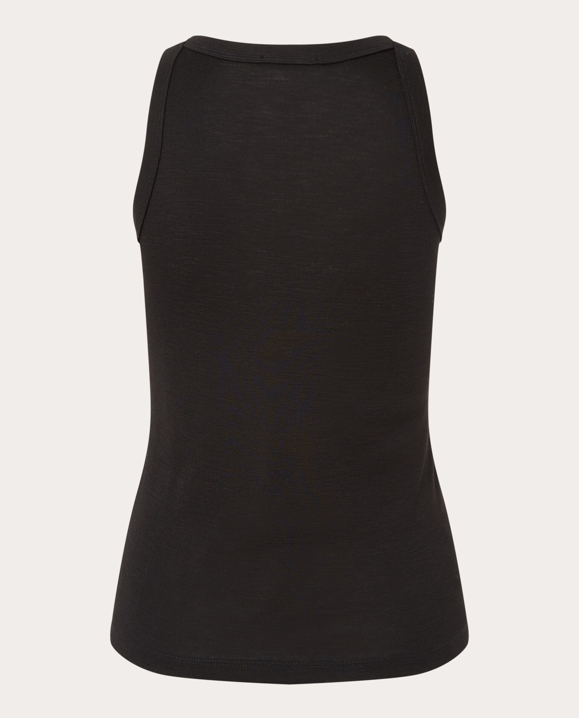 T-shirt de Lã Preto-2