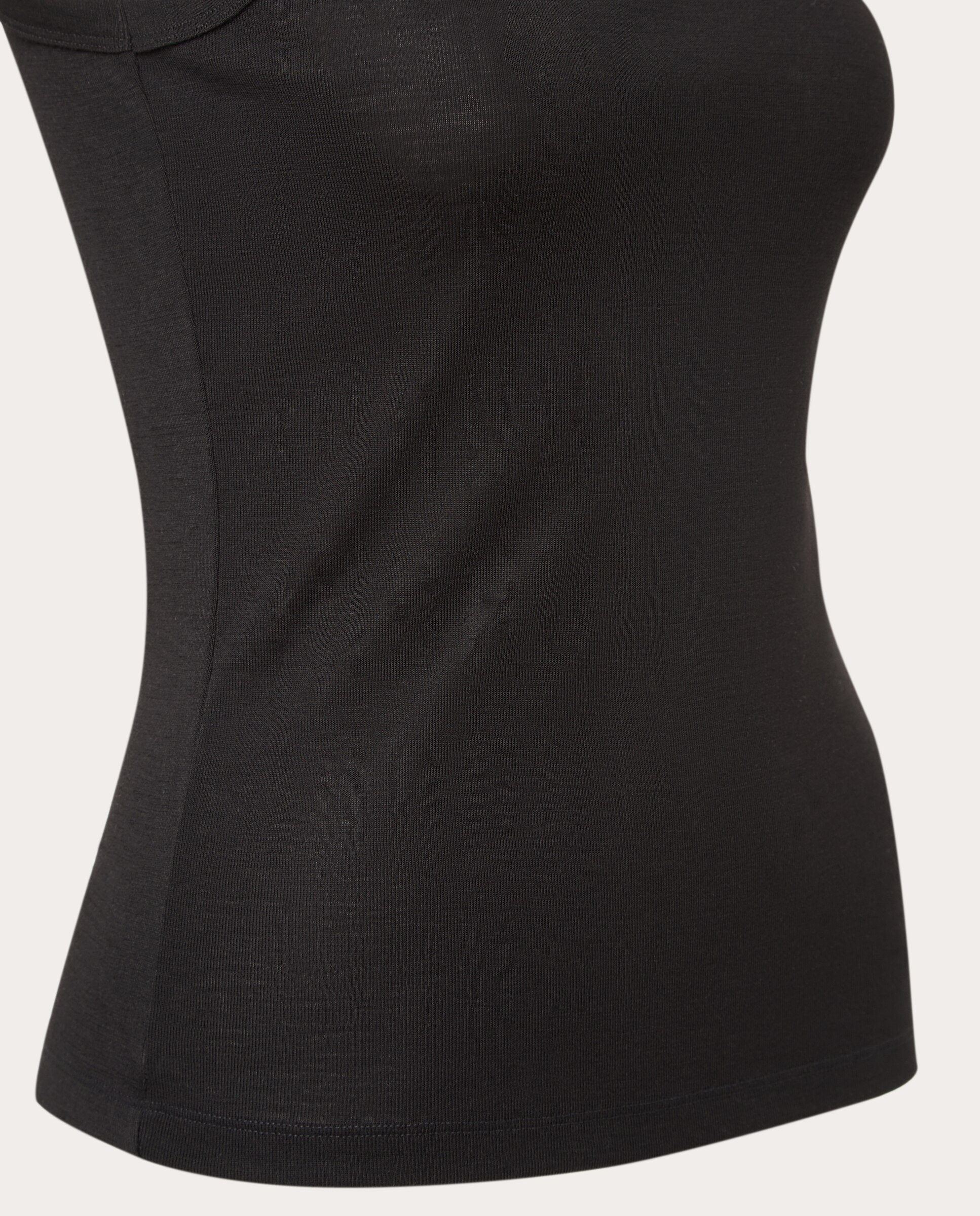 T-shirt de Lã Preto-3