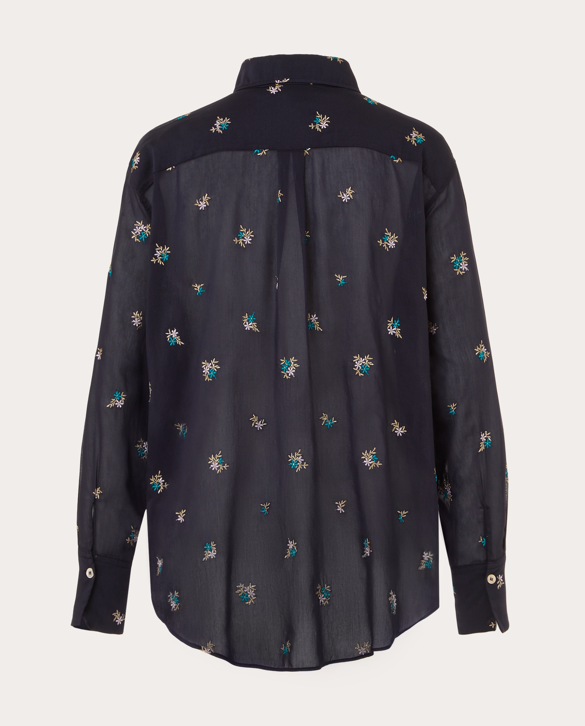 Camisa estampada Azul-marinho-2
