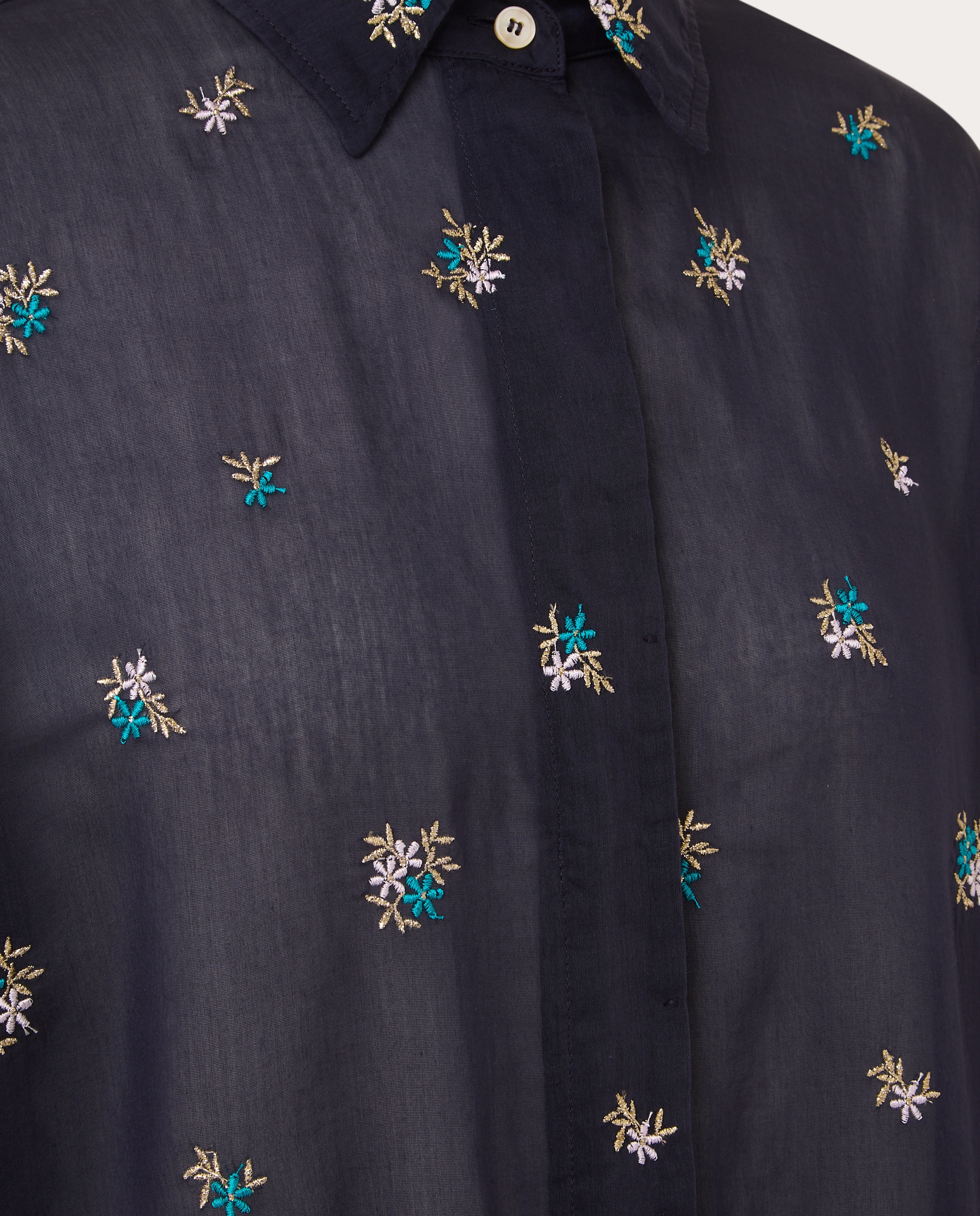 Camisa estampada Azul-marinho-3