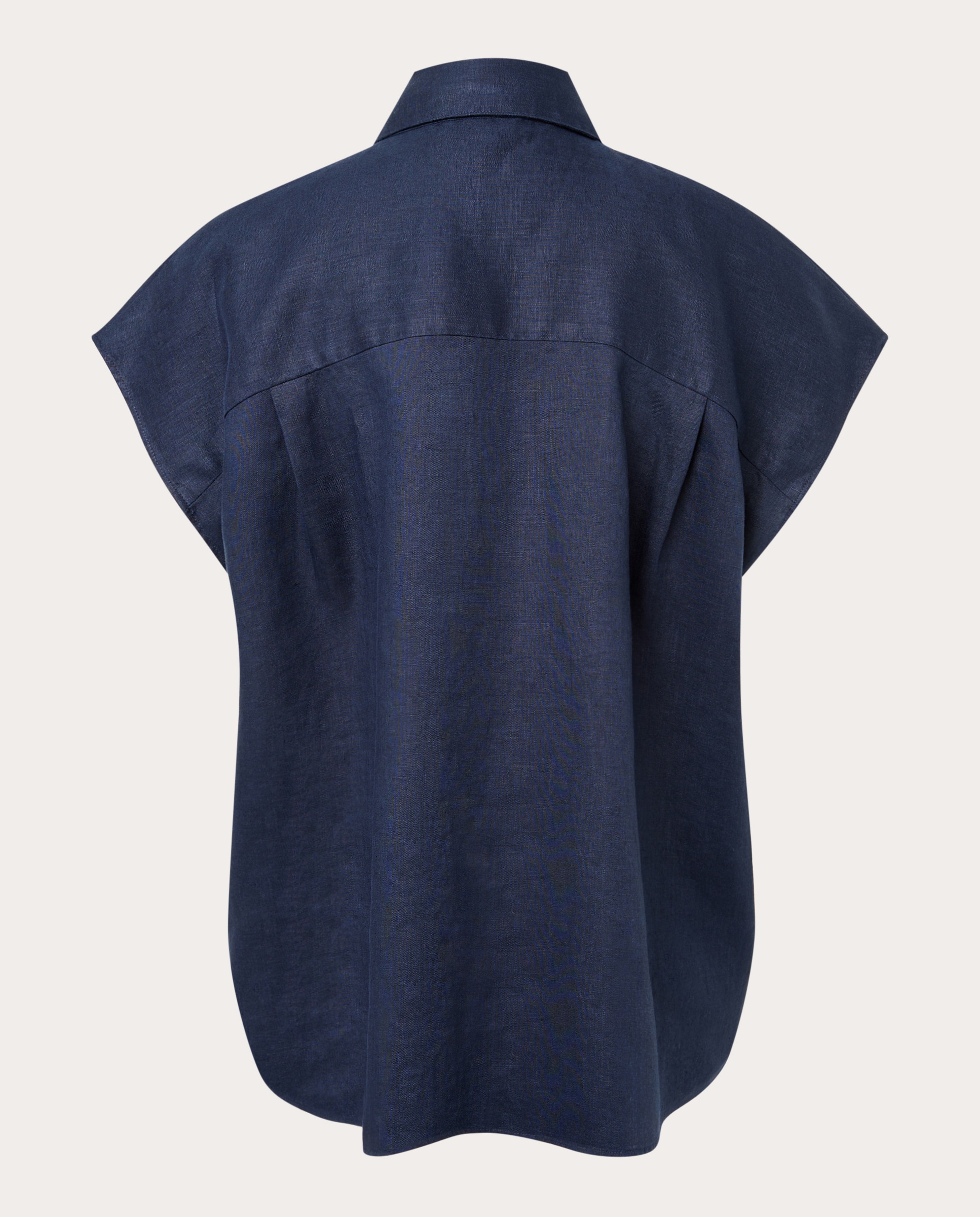Camisa de Linho Azul-marinho-2