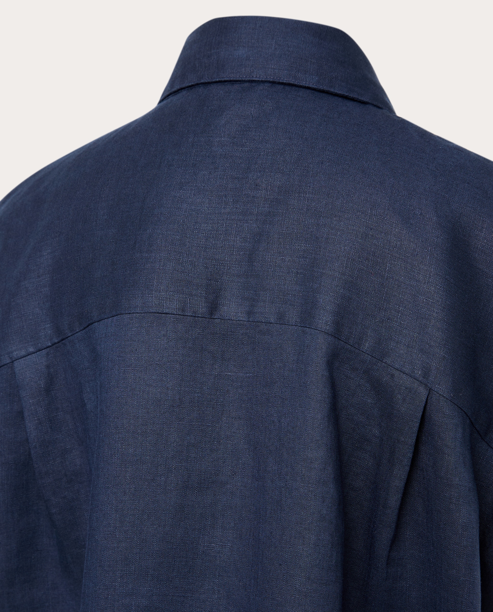 Camisa de Linho Azul-marinho-4